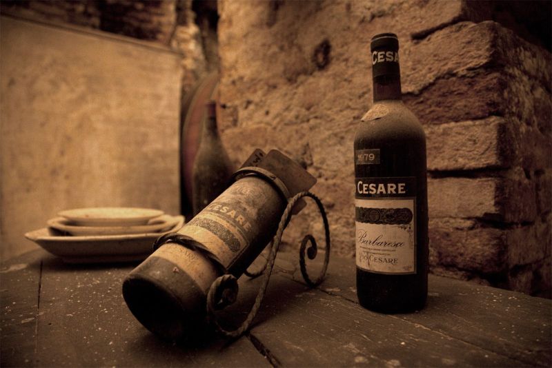 Pio Cesare Winery. Library Wine, Alba, Italy.
